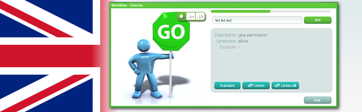 Learn English online with WordDive